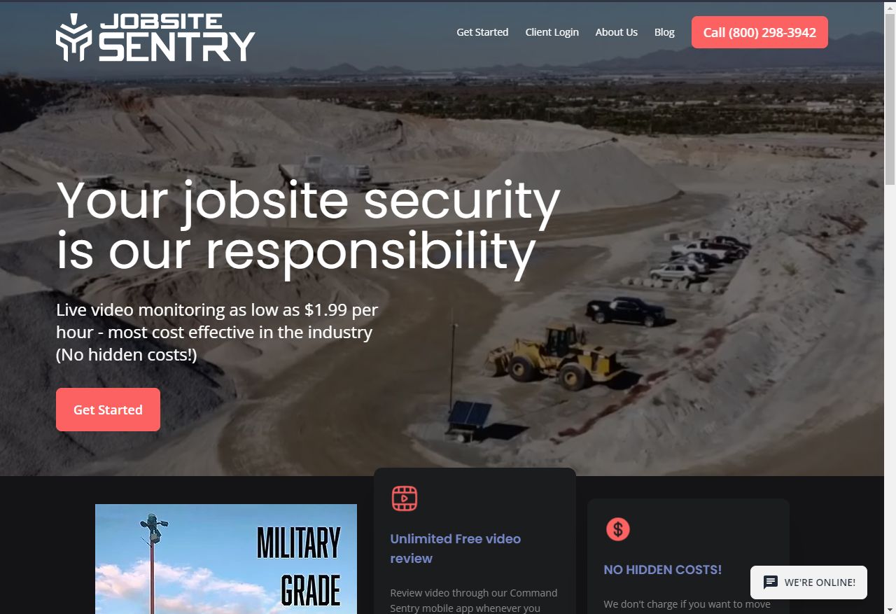 Jobsite Sentry Website