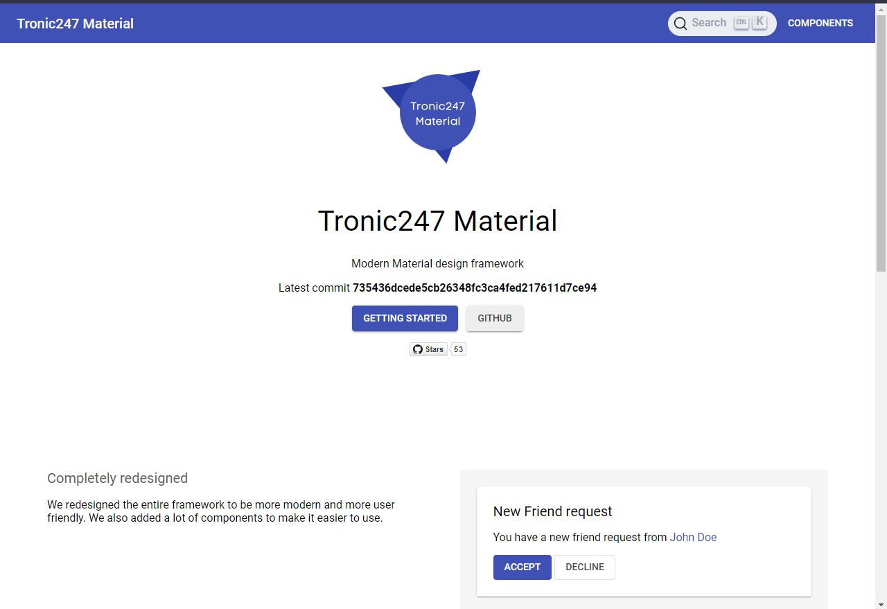 Tronic247 Material