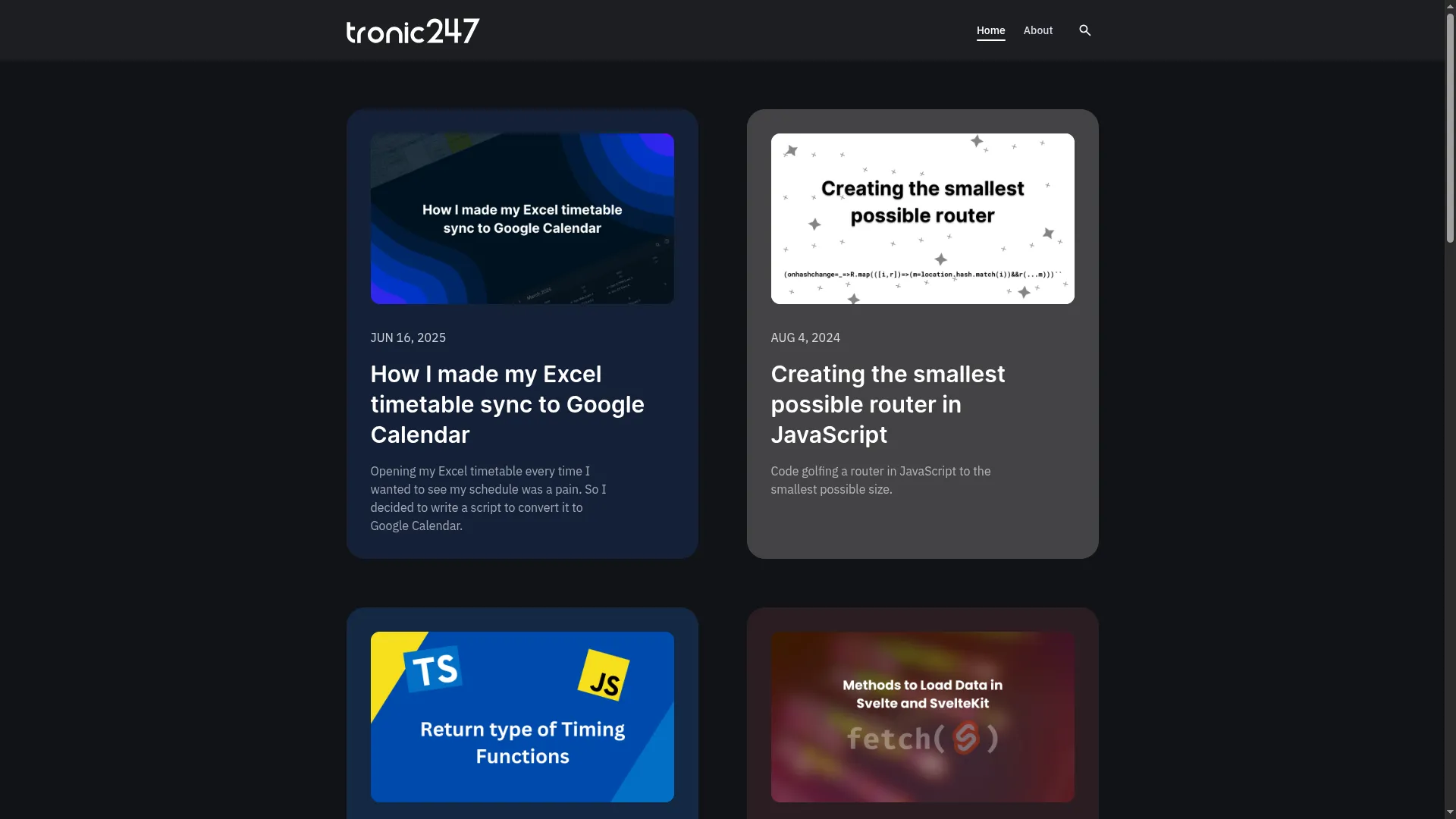 Tronic247 project preview
